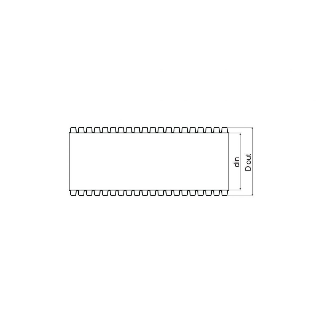 GEONFLEX Άκαμπτος ευθύγραμμος σωλήνας